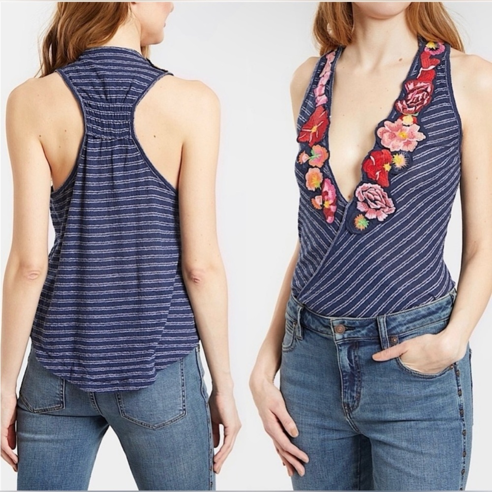 Free people oversized tank top. Size small.